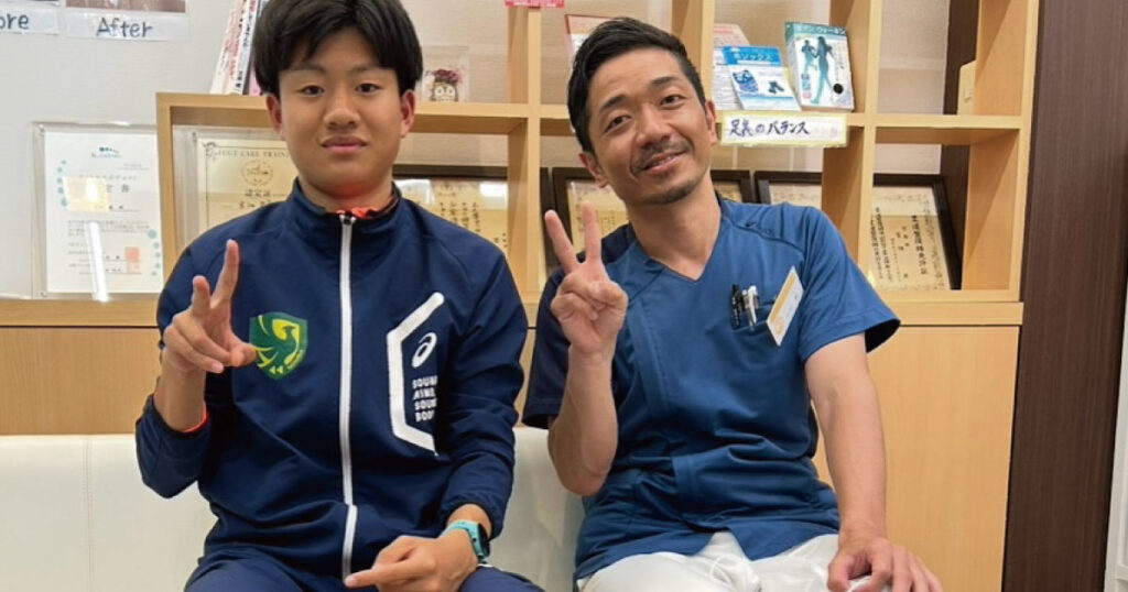 陸上スポーツ障害治療を受診された患者さま