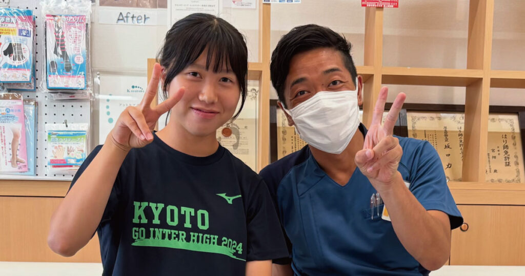 陸上スポーツ障害治療を受診された患者さま