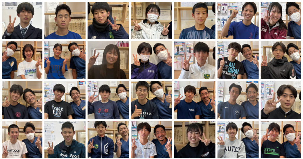 陸上選手の患者さま
